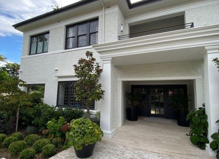 garage facade driveway