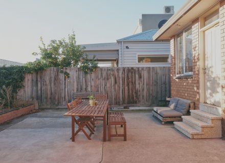 outdoor area backyard pool