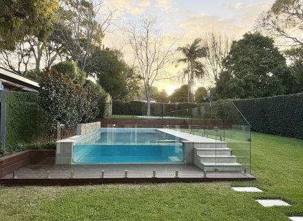 pool garden established