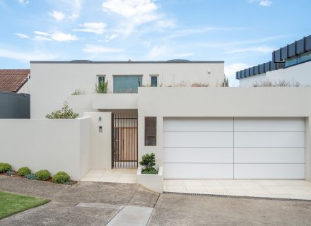 garage facade driveway