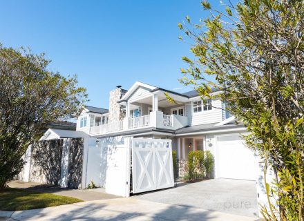 garage driveway facade