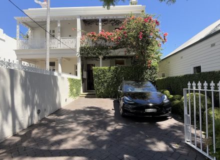 facade driveway garage