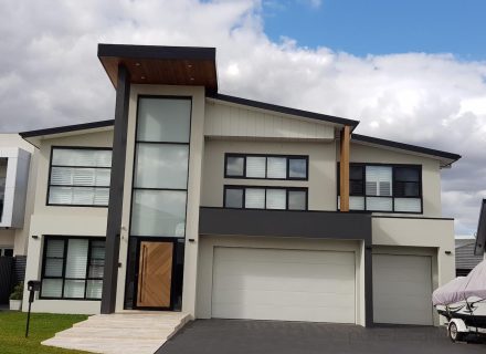 garage facade driveway