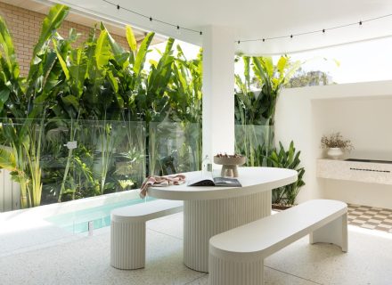 outdoor area backyard garden established pool