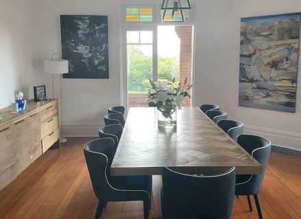 dining space kitchen