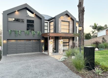 garage facade driveway