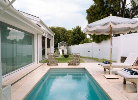 pool garden established