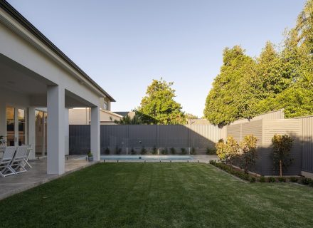 backyard garden established