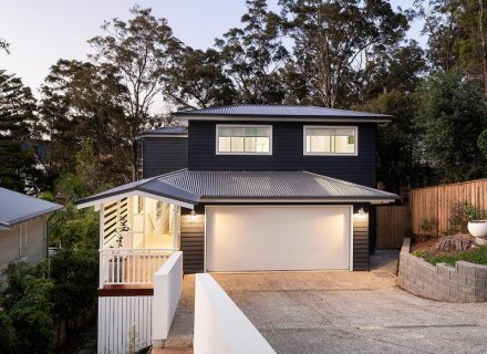 facade driveway garage