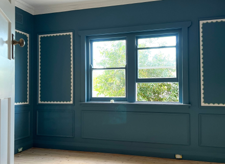 This is the only downstairs bedroom