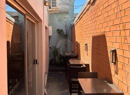 facade garage driveway backyard garden established pool