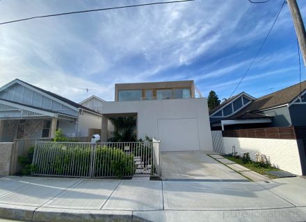 garage driveway facade