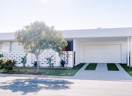 facade driveway garage