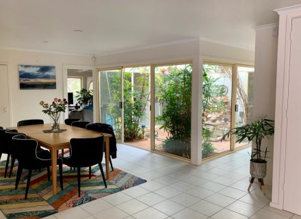 dining space kitchen living room