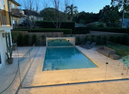 pool backyard