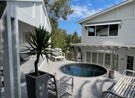 outdoor area pool