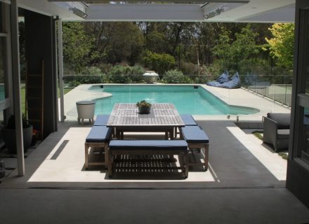 outdoor area pool