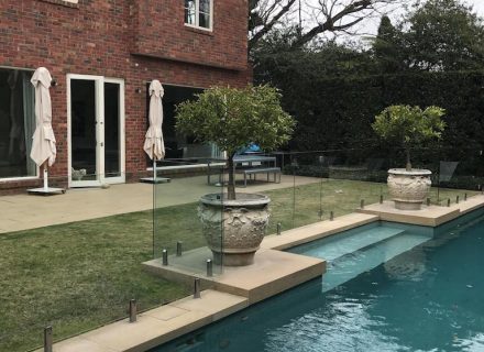 backyard pool outdoor area