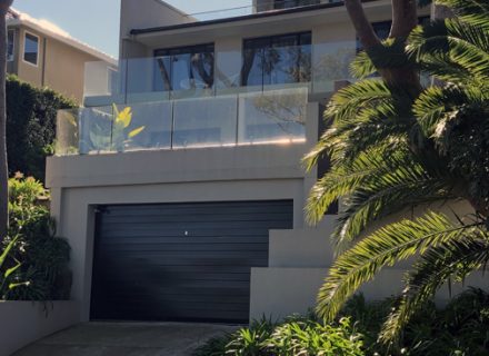 garage driveway facade