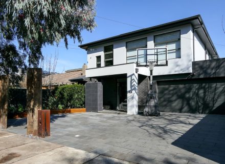 facade driveway garage