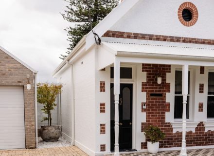 facade driveway garage