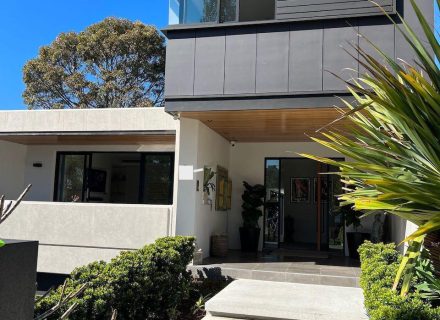 facade driveway garage