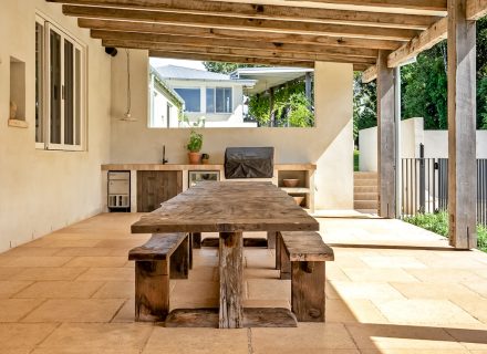 La Dimora, Newrybar - BBQ area