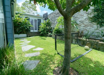 backyard garden established
