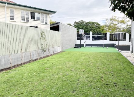 backyard garden established