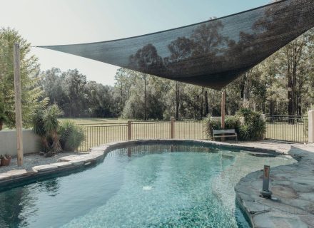 pool backyard