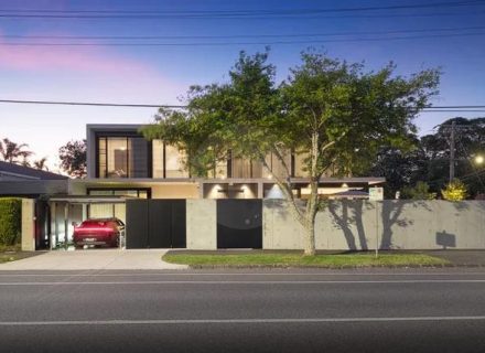 facade driveway garage
