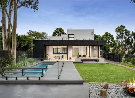 outdoor area pool backyard