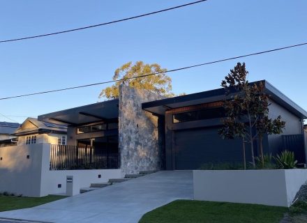 garage facade driveway