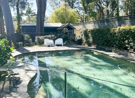 outdoor area backyard garden established pool