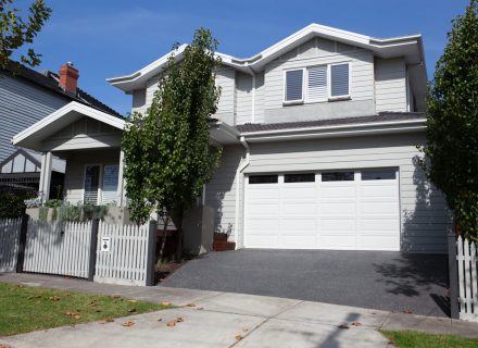 facade driveway garage