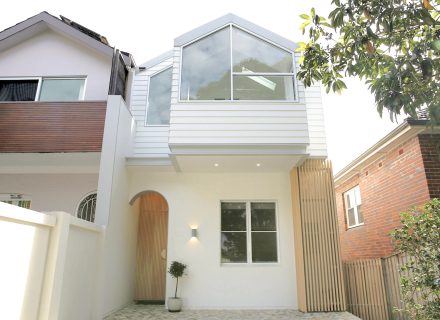 facade driveway garage
