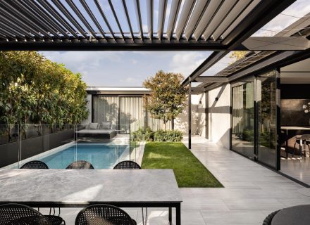 outdoor area backyard pool