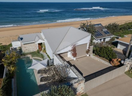 facade driveway pool