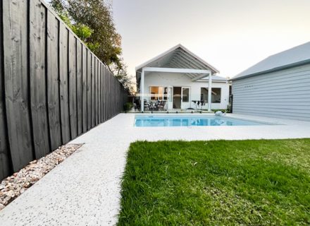 backyard pool