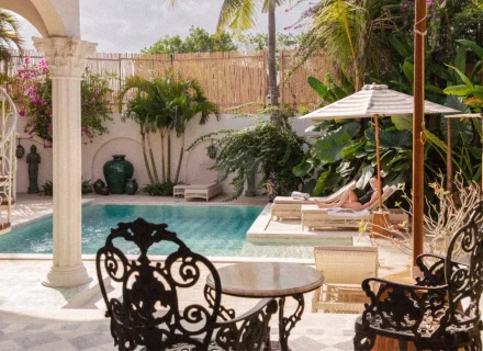 backyard garden established