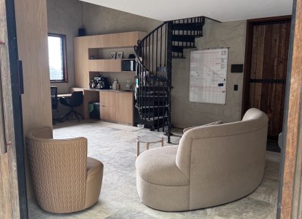 living room dining space home office