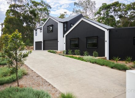 garage facade driveway