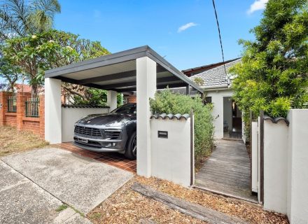 facade driveway garage