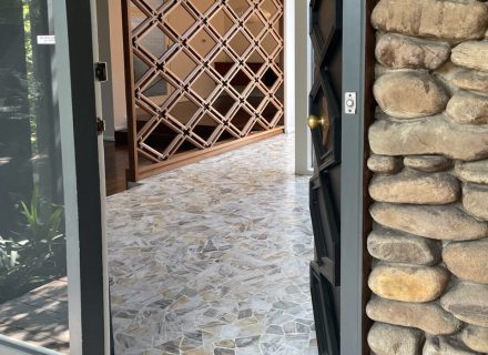 facade outdoor area garage driveway garden established pool