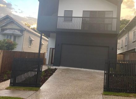 garage facade driveway