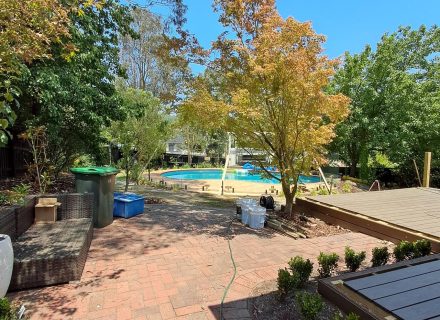 outdoor area backyard