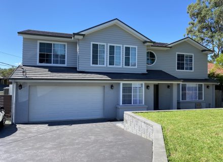 garage driveway facade