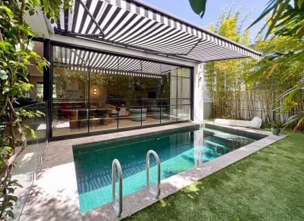 pool garden established