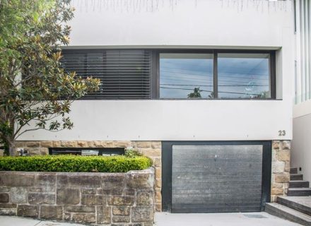 facade driveway garage