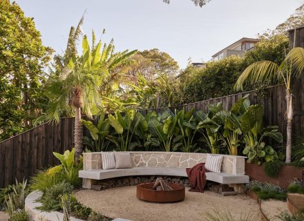 backyard garden established